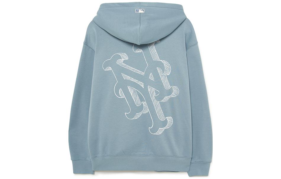MLB FW23 New York Mets 3D Logo Hoodie Unisex Blue 3AHDB0336-09BLL 圖 2