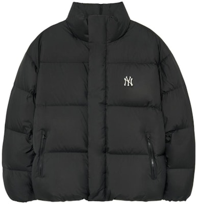MLB FW23 Jaket Hitam Puffer Pendek Unisex New York Yankees dengan Kerah Berdiri 3ADJB0736-50BKS Buy MLB FW23 Jaket Hitam Puffer Pendek Unisex New York Yankees dengan Kerah Berdiri 3ADJB0736-50BKS