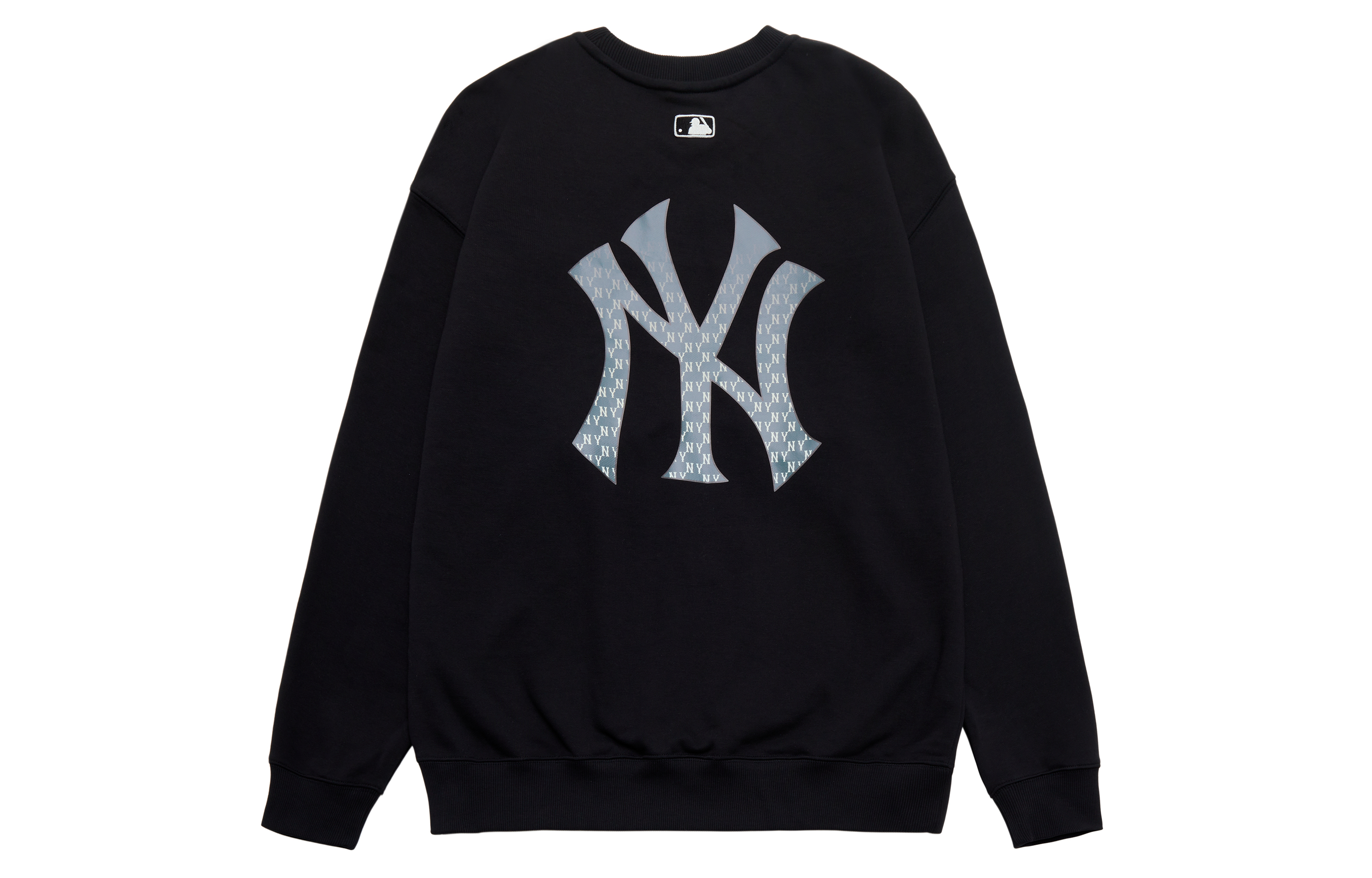 MLB FW23 New York Yankees Gradient Monogram Crewneck Sweatshirt Unisex Black 3AMTM0234-50BKS