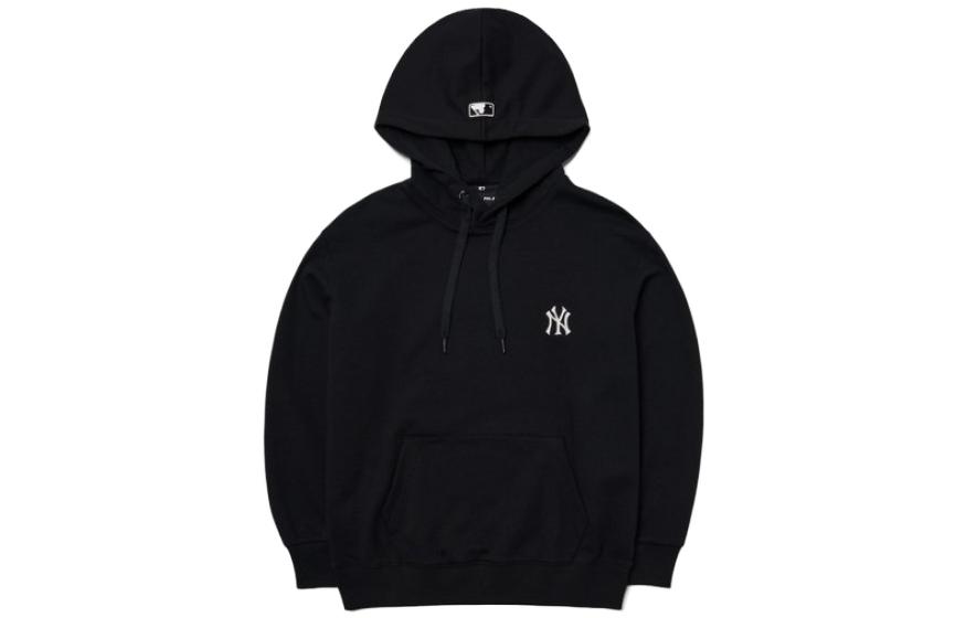 MLB FW23 New York Yankees Logo Hoodie Black Unisex 3AHDB0121-50BKS