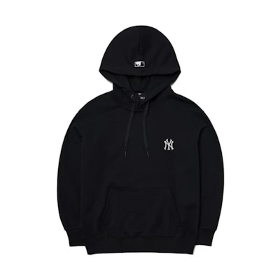 MLB FW23 New York Yankees Logo Hoodie Black Unisex 3AHDB0121-50BKS