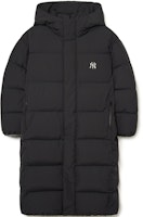 MLB FW23 New York Yankees Logo Print Long Down Jacket Unisex Black. 3ADJB1336-50BKS MLB FW23 New York Yankees Logo Print Long Down Jacket Unisex Black. 3ADJB1336-50BKS