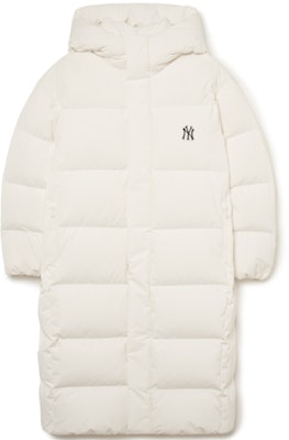 MLB 纽约洋基队标志印花长款羽绒服 FW23 男女通用 白色 3ADJB1336-50CRS Buy MLB 纽约洋基队标志印花长款羽绒服 FW23 男女通用 白色 3ADJB1336-50CRS