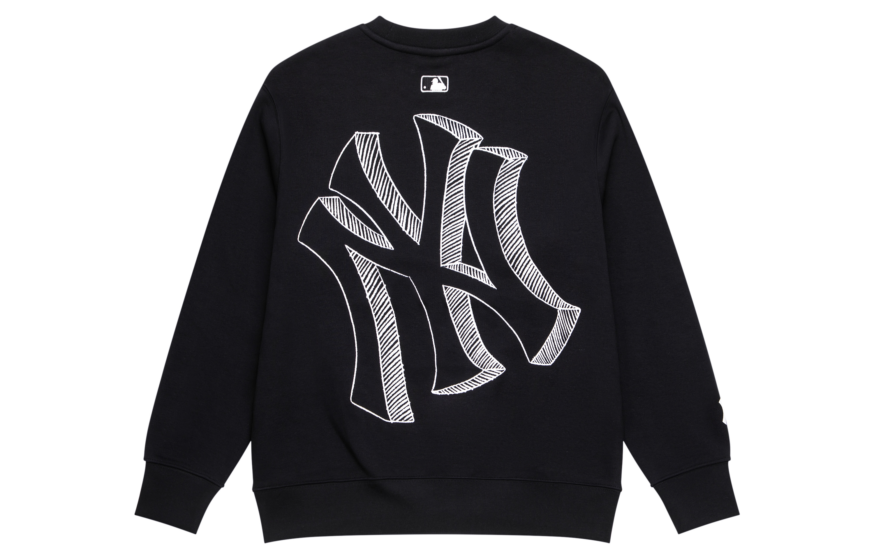 Order MLB FW23 紐約洋基隊黑色男女款套頭圓領衛衣 3AMTB0434-50BKS