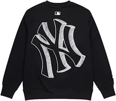 Order MLB FW23 紐約洋基隊黑色男女款套頭圓領衛衣 3AMTB0434-50BKS