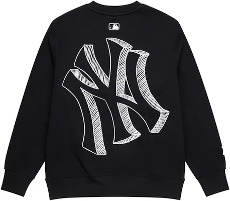 MLB FW23 紐約洋基隊黑色男女款套頭圓領衛衣 3AMTB0434-50BKS Order MLB FW23 紐約洋基隊黑色男女款套頭圓領衛衣 3AMTB0434-50BKS