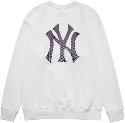 MLB 纽约洋基队复古渐变圆领卫衣 白色 男女同款 FW23 3AMTM0234-50CRD Buy MLB 纽约洋基队复古渐变圆领卫衣 白色 男女同款 FW23 3AMTM0234-50CRD