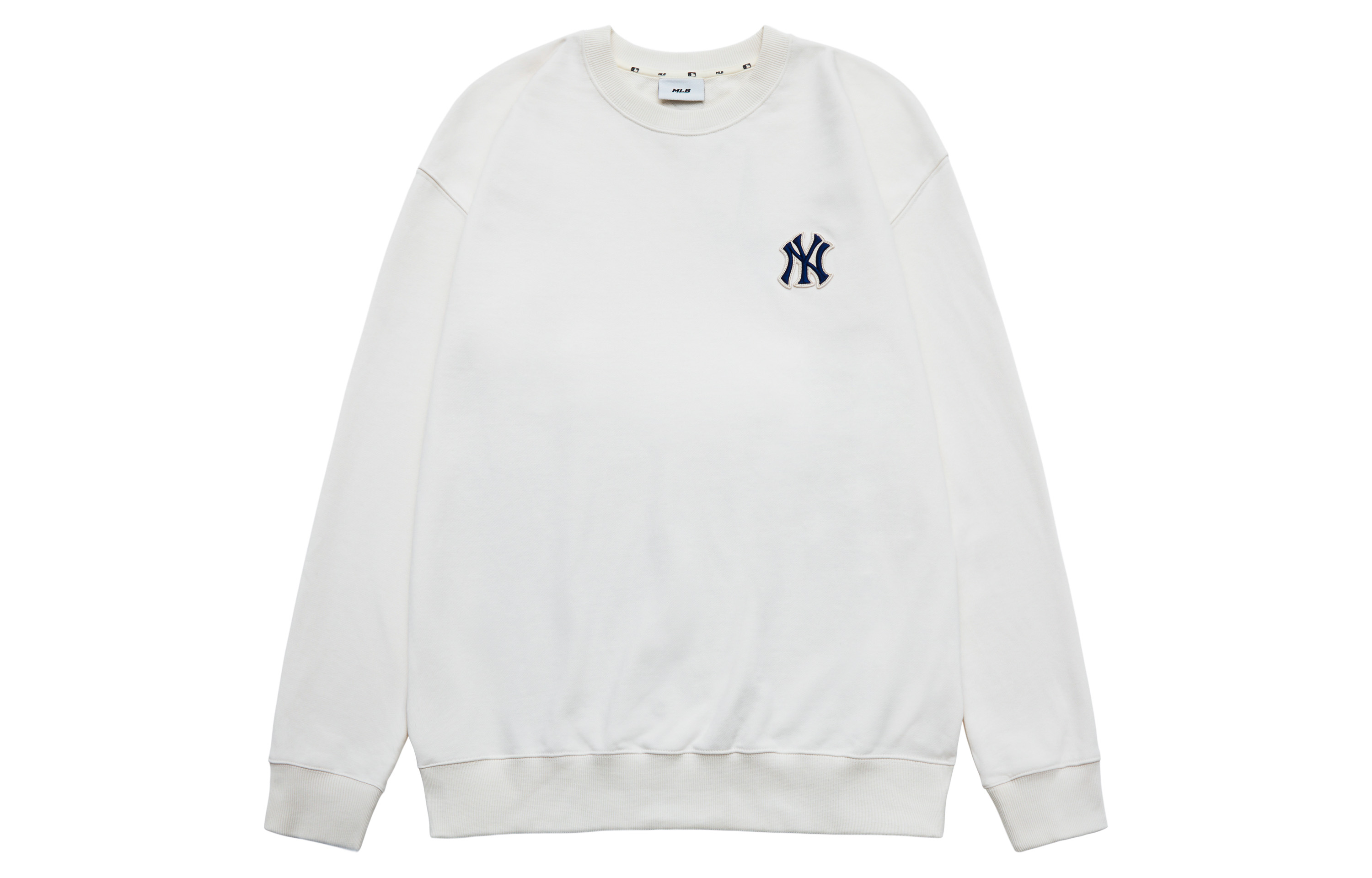 Lookbook MLB 纽约洋基队复古渐变圆领卫衣 白色 男女同款 FW23 3AMTM0234-50CRD