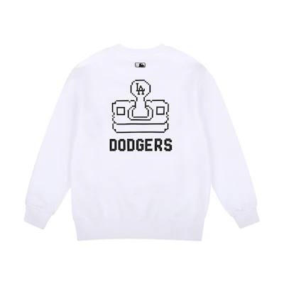 MLB Game Captain Long Sleeve Sweatshirt Unisex White 31MTG1111-07W