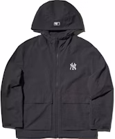 MLB Gorpcore Logo Hooded Windbreaker Unisex - Gray Casual Comfortwear 3AWJB0144-50CGS MLB Gorpcore Logo Hooded Windbreaker Unisex - Gray Casual Comfortwear 3AWJB0144-50CGS