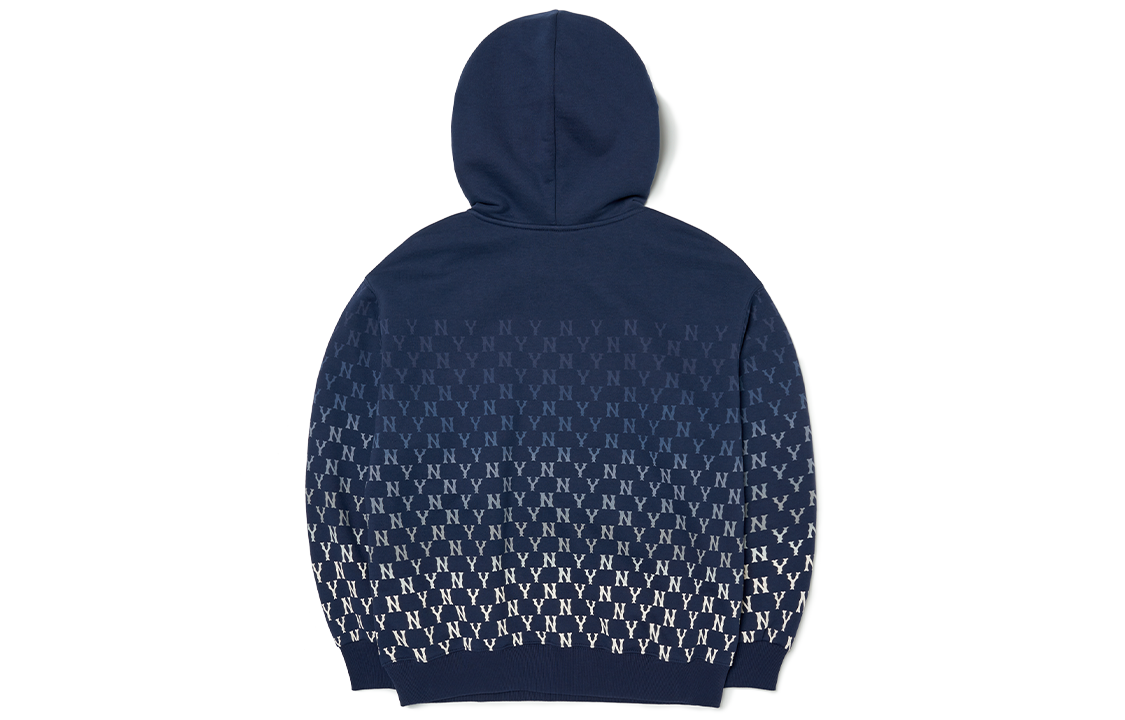 MLB Gradient Logo Full-Print Hoodie New York Yankees Unisex Navy Blue 3AHDM0624-50NYD 圖 3