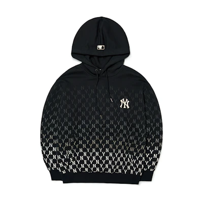 MLB Gradient Logo New York Yankees All-Over Hoodie Unisex Black 3AHDM0624-50BKS