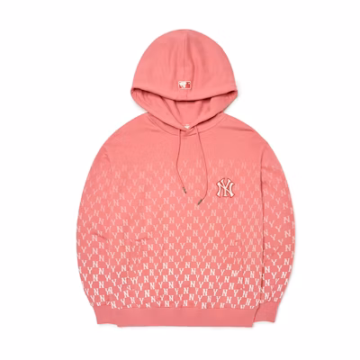 MLB Gradient Logo New York Yankees Coral Hoodie Unisex Long Sleeve Sweater 3AHDM0624-50COS