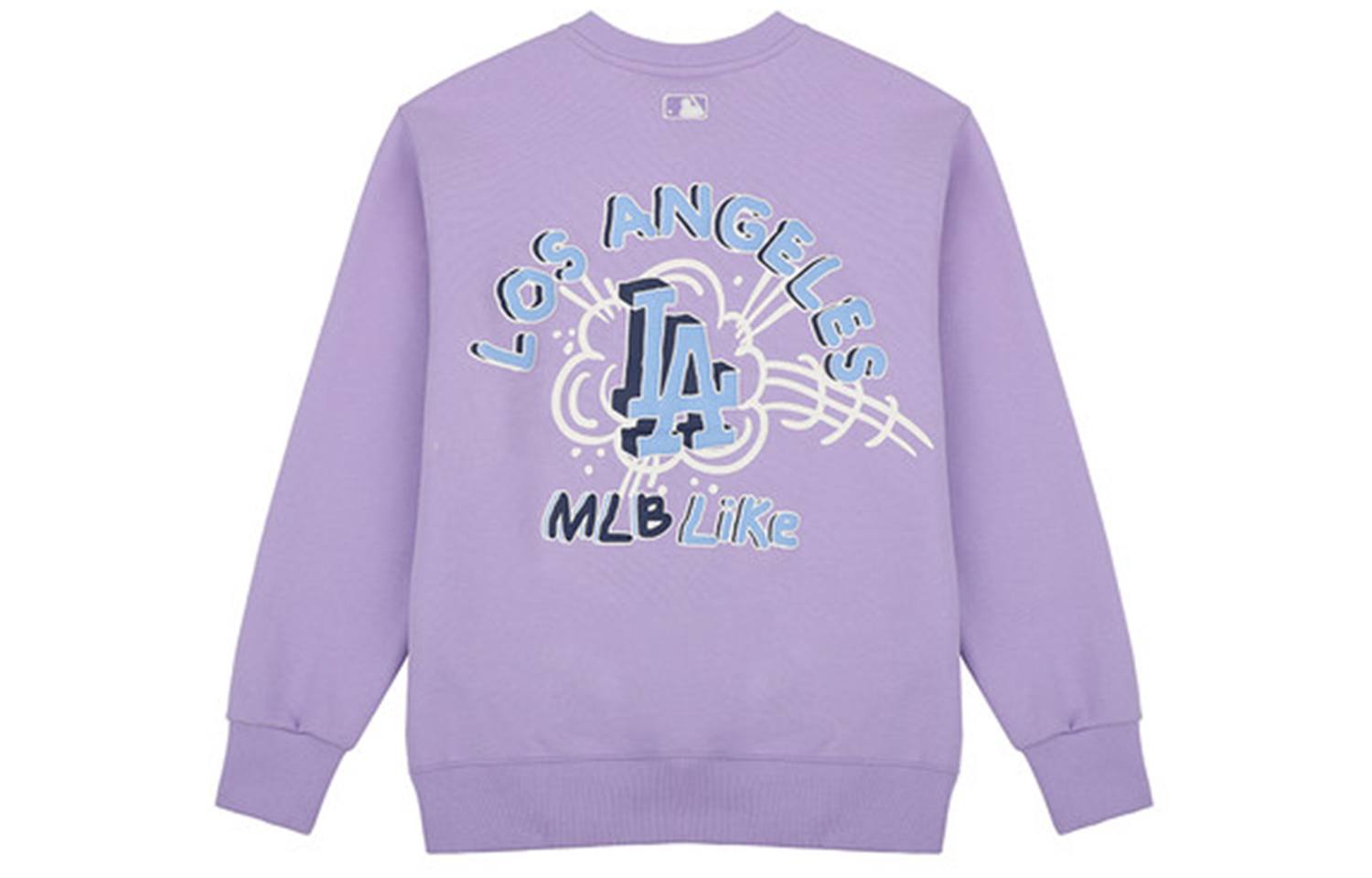 MLB Graffiti Print Crewneck Sweatshirt Unisex Purple - Gift Recommended 31MT02111-07V