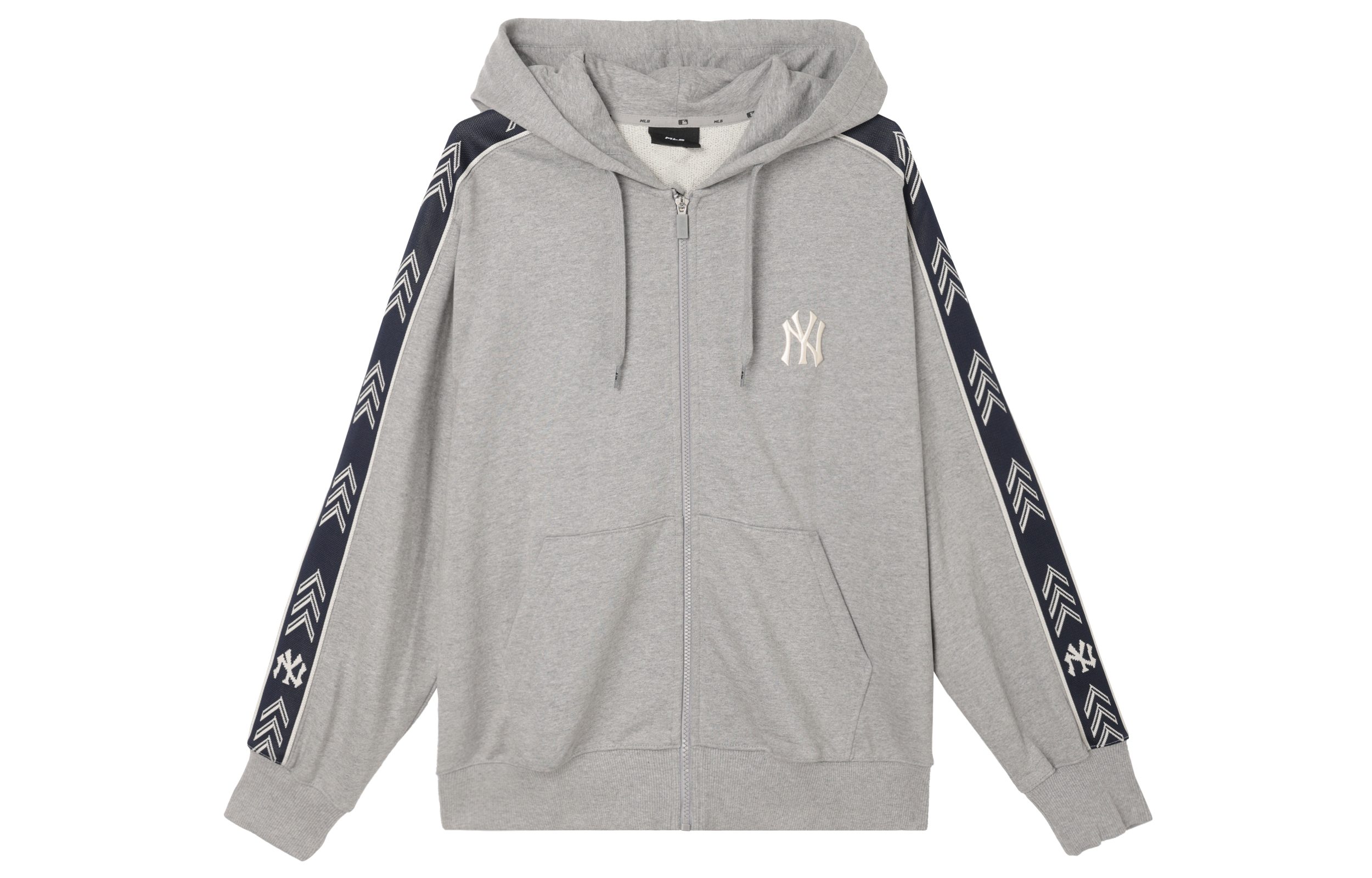 MLB Graphic Print Full-Zip Hoodie Jacket Grey 3ATRS0114-50MGS