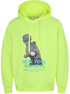 MLB Graphic Print Hoodie Green Long Sleeve Pullover 31HDE2011-50Y Buy MLB Graphic Print Hoodie Green Long Sleeve Pullover 31HDE2011-50Y
