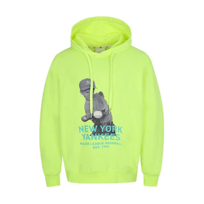 MLB Graphic Print Hoodie Green Long Sleeve Pullover 31HDE2011-50Y