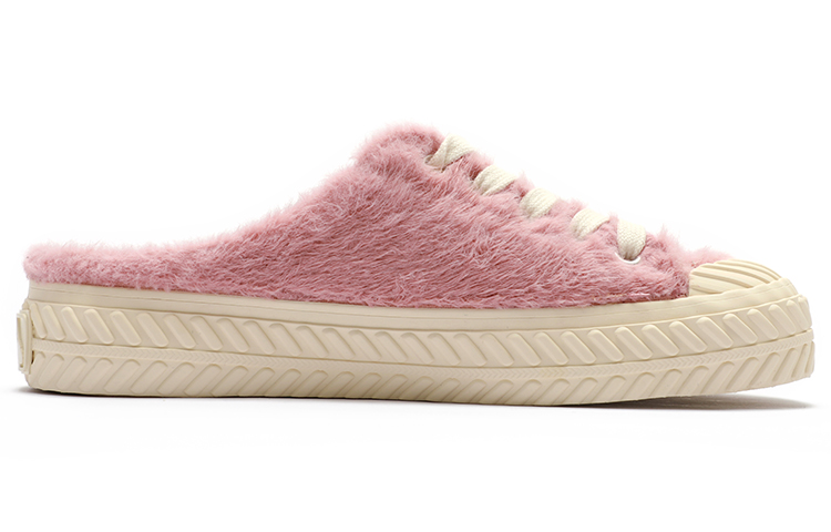 Order MLB 海馬毛 輕便 低幫 板鞋 男女同款 粉白