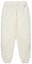 Lookbook MLB Ivory Logo Jogger Pants Unisex - Relaxed Knit with Elastic Waistband. 3AWPS1414-50IVS