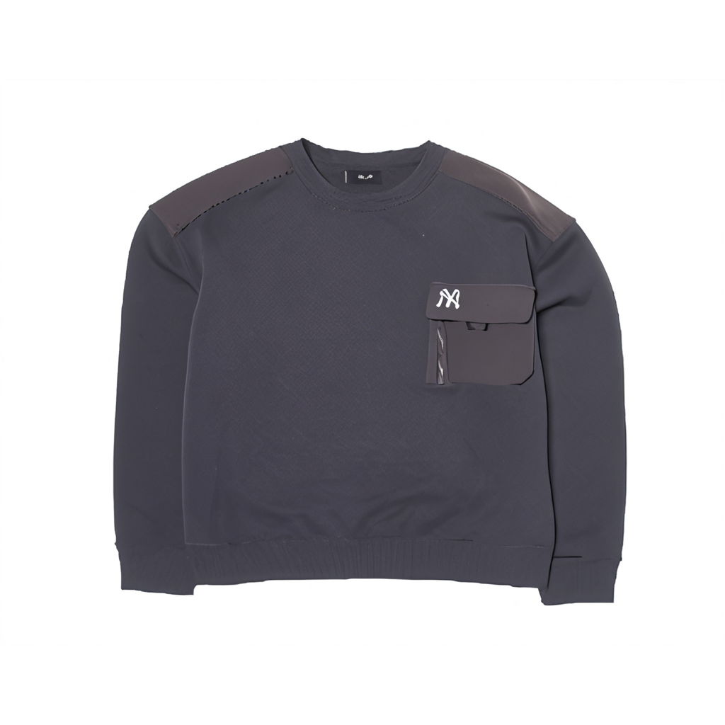 MLB Korea Brown Crewneck Pullover Sweatshirt Unisex Casual Style 3AMTB1246-50CGS