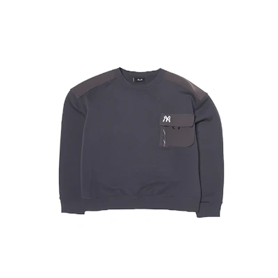 MLB Korea Brown Crewneck Pullover Sweatshirt Unisex Casual Style 3AMTB1246-50CGS