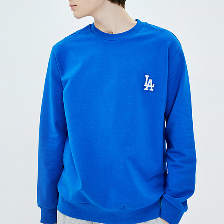 MLB LA Dodgers Long Sleeve Embroidered Sweatshirt Unisex Blue 31MT04011-07U 圖 4