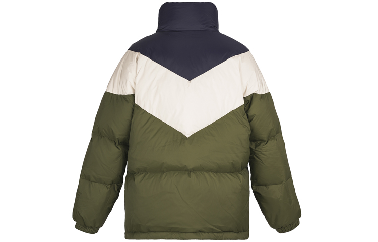 MLB LA Dodgers Patchwork Puffer Jacket Unisex Winter Army Green 31DJN3061-07K 圖 3