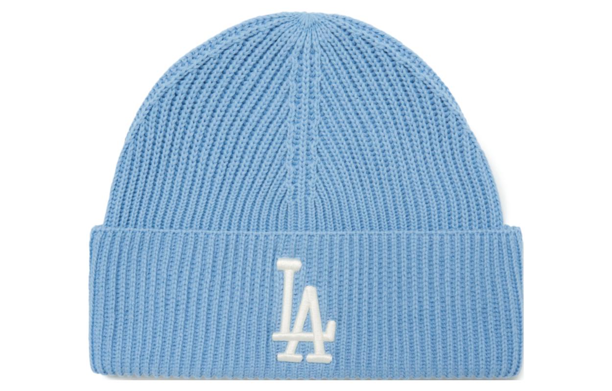 MLB LA Embroidered Knit Cotton Beanie Unisex 3ABN0212N-07BLL