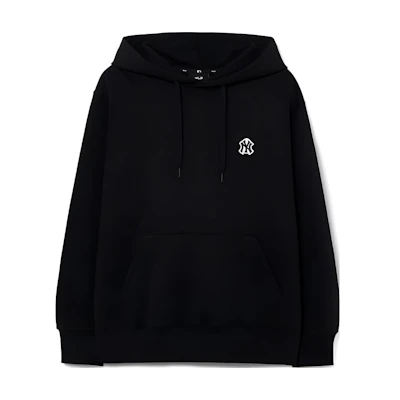 MLB Letter Embroidery Hoodie Unisex Loose Fit Black 3AHDB0131-50BKS