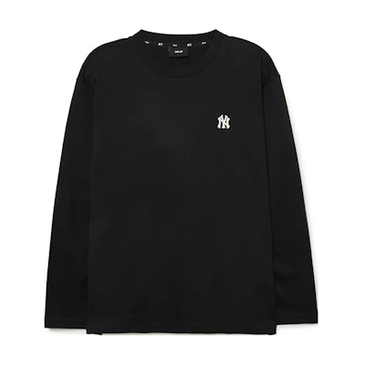 MLB Letter Graphic Crewneck Loose-Fit Long-Sleeve Sweatshirt Unisex 3ATSB0134-50BKS