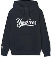 MLB Letter Print Pullover Hoodie Loose Fit - Dark Blue 3AHDV1141-50BKS MLB Letter Print Pullover Hoodie Loose Fit - Dark Blue 3AHDV1141-50BKS