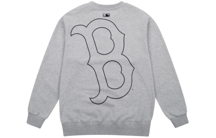MLB Lettering Pullover Sweatshirt Unisex - Gray 31MT05111-43M
