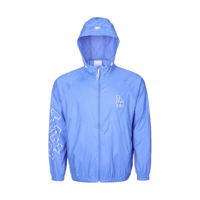 MLB Lightweight Hooded Jacket Unisex Sky Blue 31JPIA131-07S