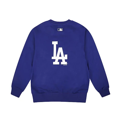 MLB Lightweight Printed Logo Crewneck Sweatshirt Unisex Blue - Gift Recommendation 31MTR1941-07U