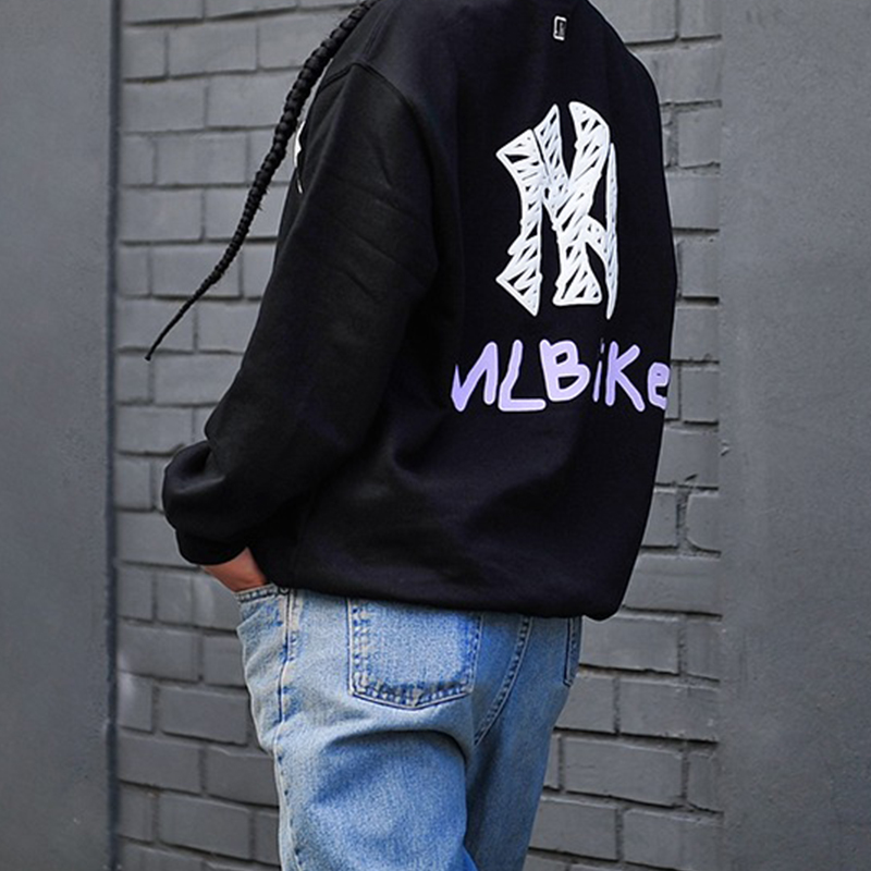 Details for MLB LIKE系列 NY洋基隊字母標誌黑色圓領衛衣 男女適用 31MT22961-50L