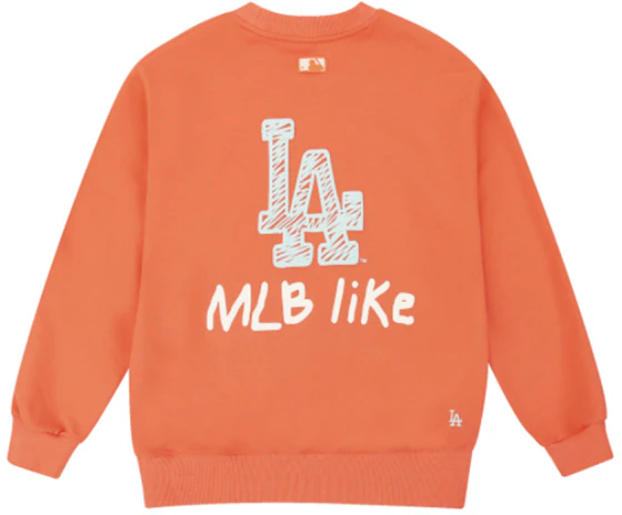mlb-like-series-loose-fit-graffiti-pullover-sweatshirt-unisex-orange-31-mt-08011-07-o
