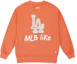 Buy MLB LIKE系列寬鬆版塗鴉男女款橙色長袖上衣 31MT08011-07O