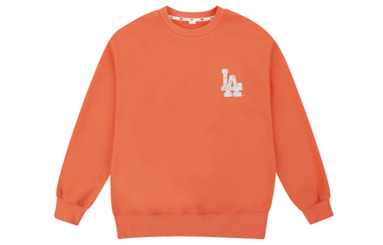 MLB LIKE Series Loose Fit Graffiti Pullover Sweatshirt Unisex Orange 31MT08011-07O 圖 3