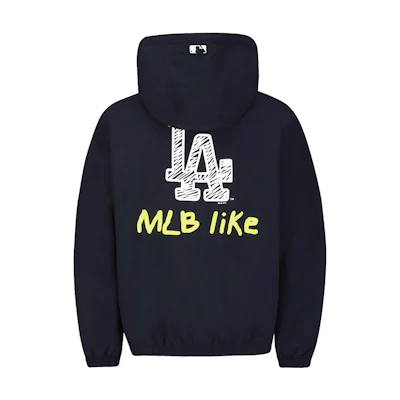 MLB Like Series Loose Graffiti Windbreaker Navy Unisex - Gift Recommended 31JP09031-07N