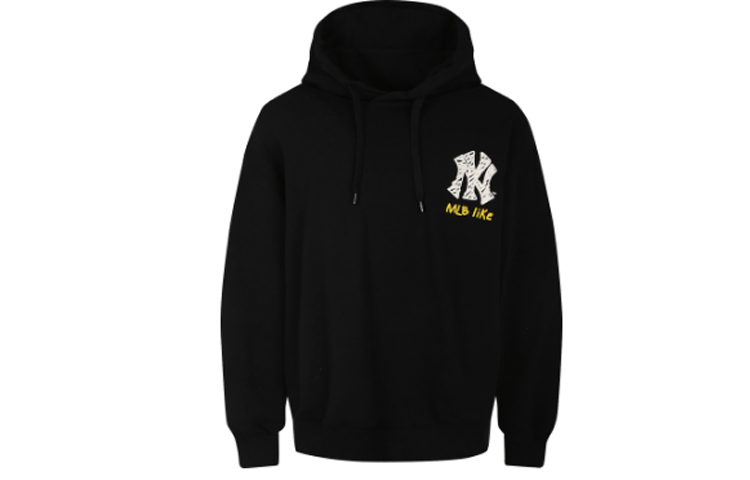 MLB LIKE Series New York Yankees Graffiti Print Hoodie Unisex Black 31HD05941-50L