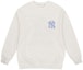 Lookbook MLB Like Series New York Yankees Logo Ivory White Crewneck Sweatshirt Unisex 31MT05941-50I
