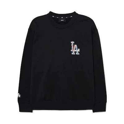 MLB LIKE Series Unisex Crewneck Sweatshirt - Casual Sportswear for Couples 3AMTL2034-07BKS