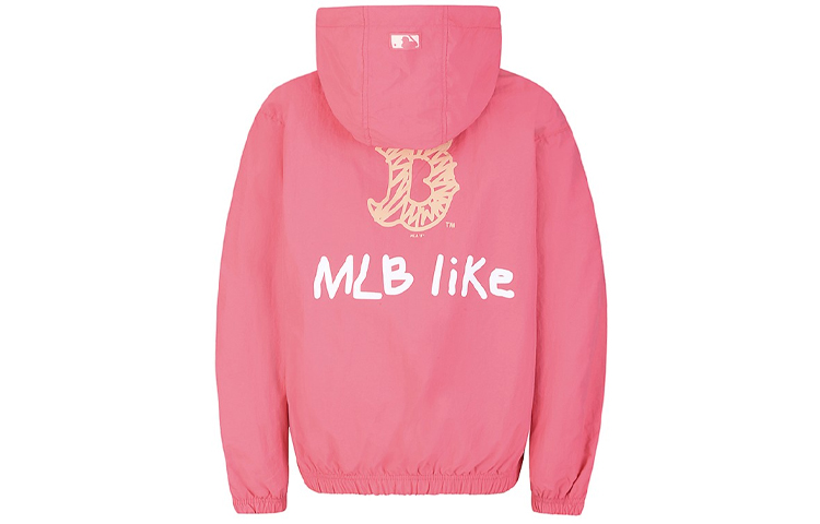 Order MLB Like Series Jaket Windbreaker Ringan Unisex Graffiti Pink 31JP09031-43P