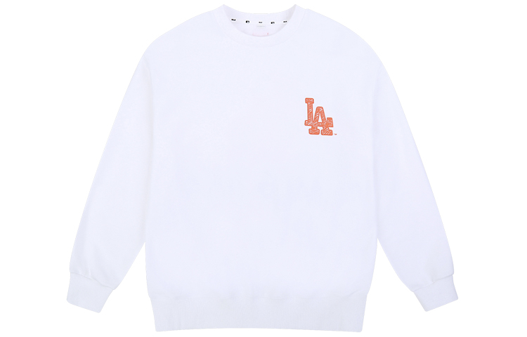 MLB LIKE Series Unisex White Graffiti Print Lightweight Long Sleeve Sweatshirt 31MT08011-07W 圖 3