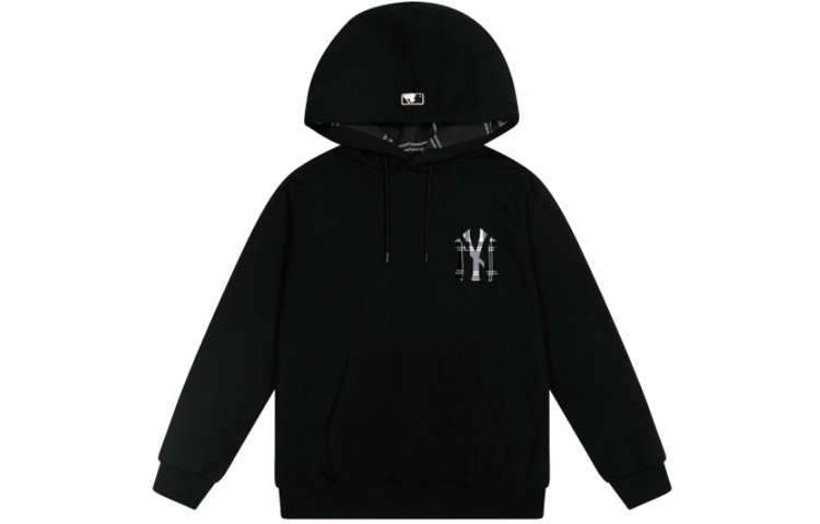 MLB Logo Casual Hoodie Unisex Black 31HDE1041-50L
