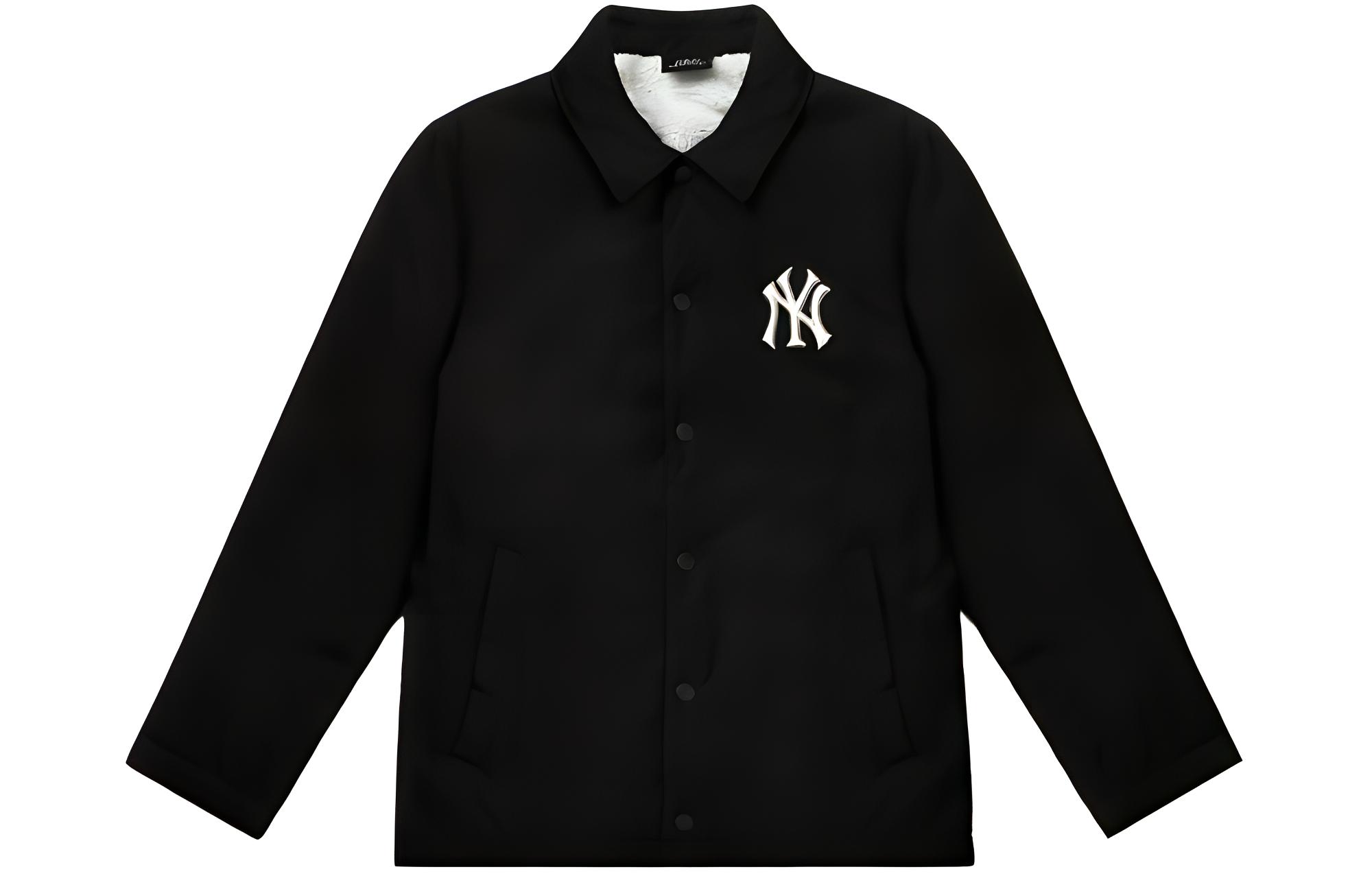 MLB Logo Collared Long-Sleeve Coach Jacket Black () 31JPF7061-50L