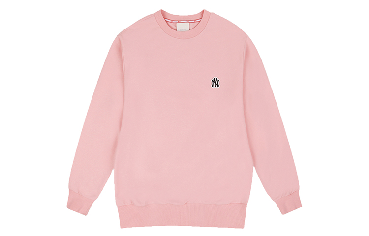 MLB Logo Graphic Unisex Pink Long Sleeve Sweatshirt 31MT02011-50P
