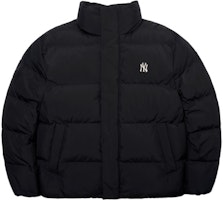 MLB Logo Lightweight Black Puffer Jacket Unisex Windproof and Warm Short Coat 3ADJB0416-50BKS MLB Logo Lightweight Black Puffer Jacket Unisex Windproof and Warm Short Coat 3ADJB0416-50BKS