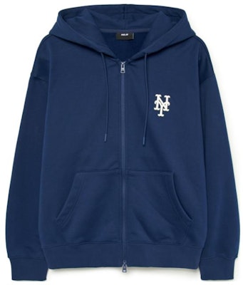 MLB Logo Jaket Hoodie Navy Blue dengan Resleting 3ATRB0236-09NYS Order MLB Logo Jaket Hoodie Navy Blue dengan Resleting 3ATRB0236-09NYS