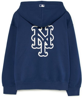 MLB Logo Jaket Hoodie Navy Blue dengan Resleting 3ATRB0236-09NYS Lookbook MLB Logo Jaket Hoodie Navy Blue dengan Resleting 3ATRB0236-09NYS